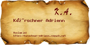 Kürschner Adrienn névjegykártya